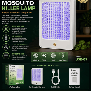 Home gecko mosquito killer lamp (model usb 03)